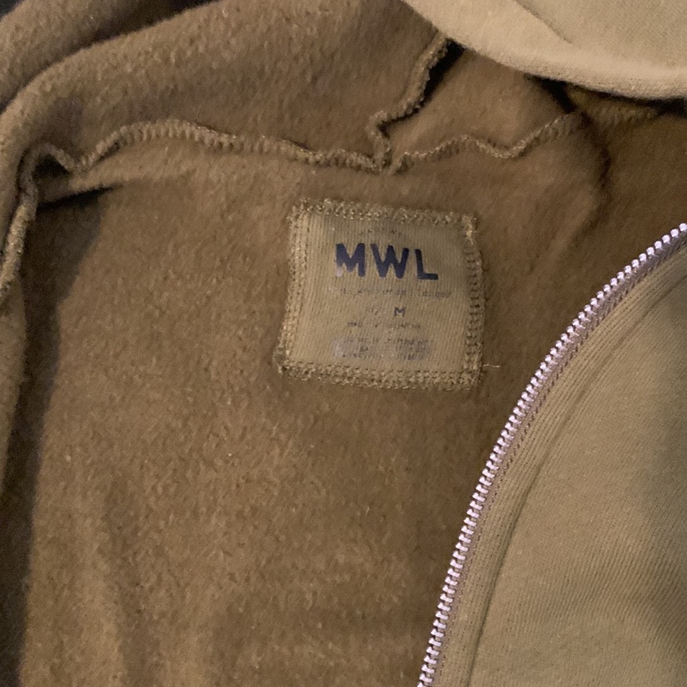 Madewell MWL butter soft full zip hoodie, M - Picture 5 of 6